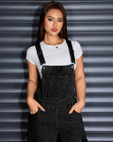Flvsun-Womens Overalls Denim Straight Wide Leg Jeans