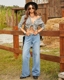 Flvsun-Women's Wide Leg Jeans Low Waisted Baggy Jeans Casual Loose Straight Leg Jeans Denim Pants Y2K