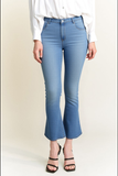Flvsun-Plus Size High-Waisted Flare Jeans - Vintage Stretch Denim, Slim-Fit Casual Goddess Pants that Lift & Lengthen