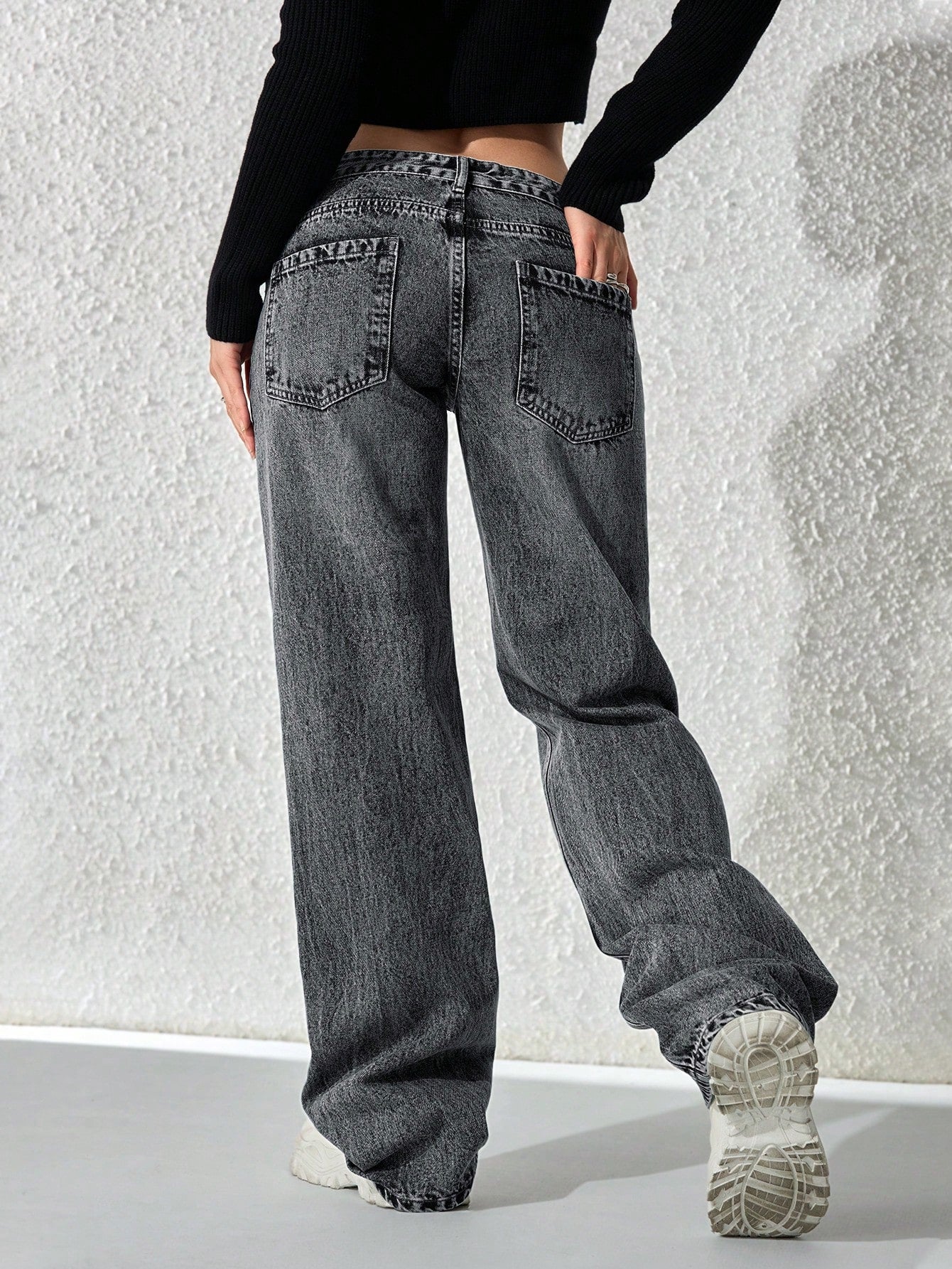 Flvsun-Women's Fashionable Denim Jeans, Suitable For Summer