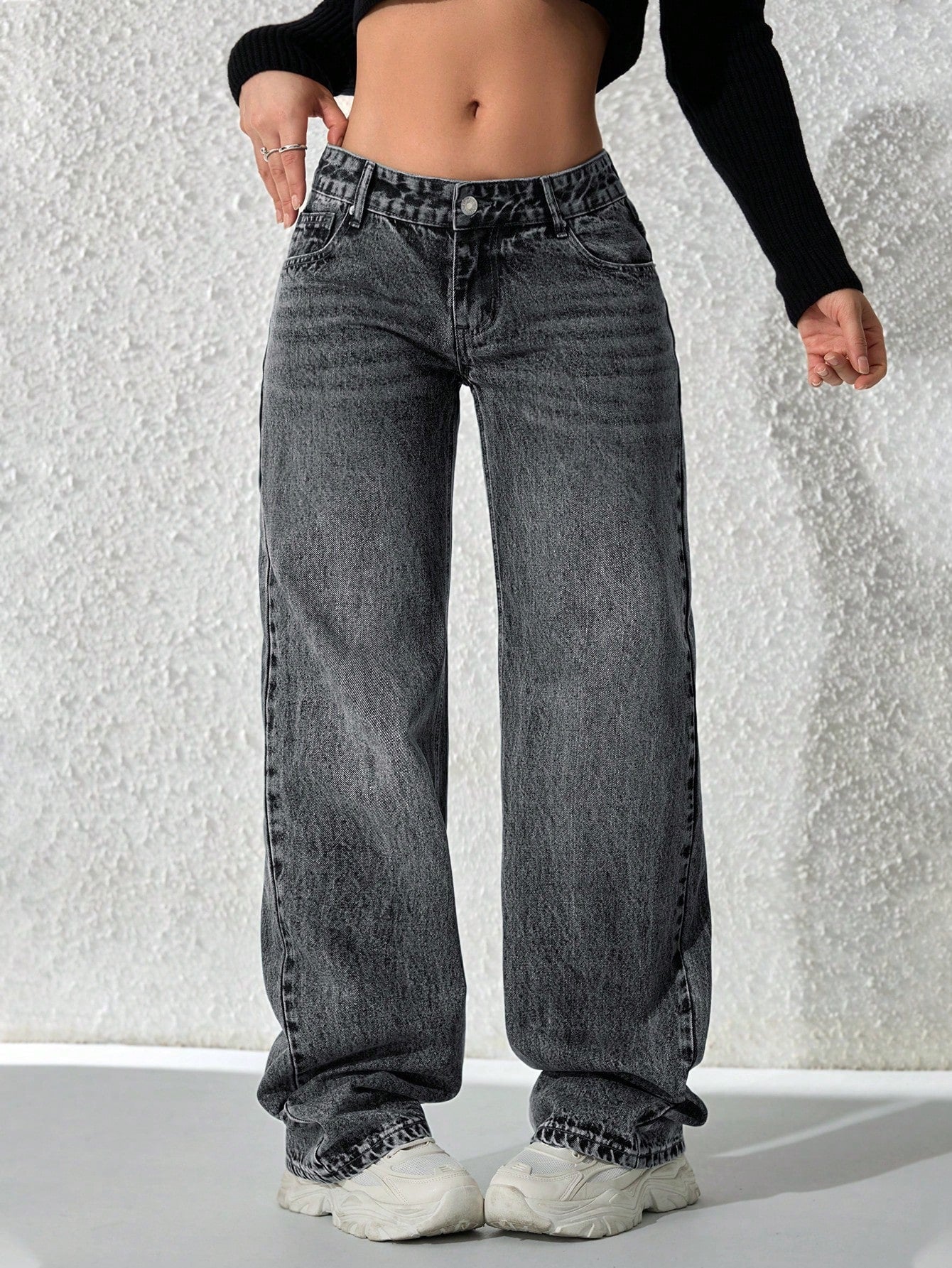 Flvsun-Women's Fashionable Denim Jeans, Suitable For Summer