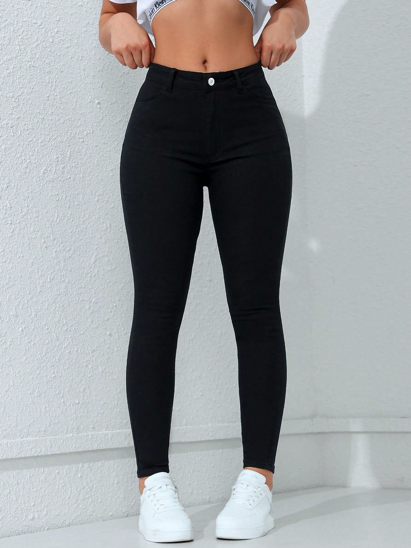 Flvsun-Women's Stretch Casual Skinny Jeans, Fashion Slim Jeans, Women's Jeans and Clothing
