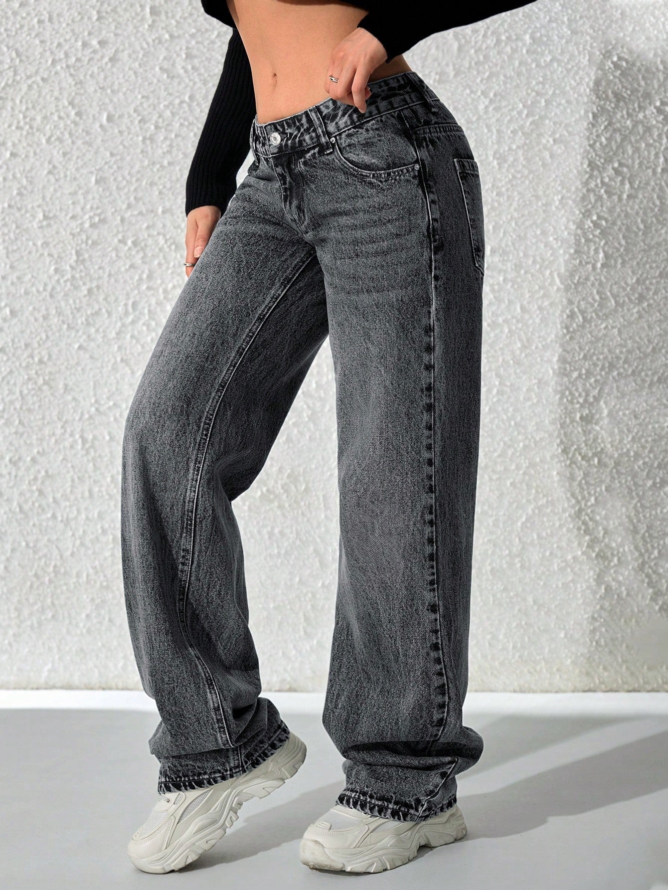 Flvsun-Women's Fashionable Denim Jeans, Suitable For Summer