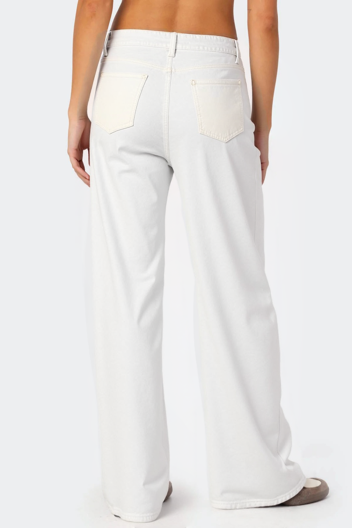 Flvsun-Wide Leg Jeans for Women Casual High Waist Baggy Jeans Denim Pants