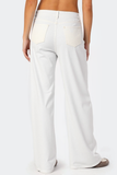 Flvsun-Wide Leg Jeans for Women Casual High Waist Baggy Jeans Denim Pants